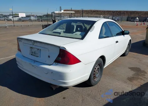 2001 Honda Civic Lx from USA, damaged, VIN 1HGEM21521L034085